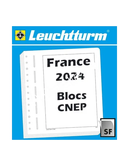 Leuchtturm FRANCE 2024, Blocs CNEP, matériel philatélique, jeux 2024