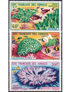 COTES DES SOMALIS, PA n° 34 à 36 neufs, timbre colonies françaises