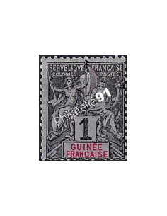 GUINEE, n° 1 charnière, collection timbres Colonies