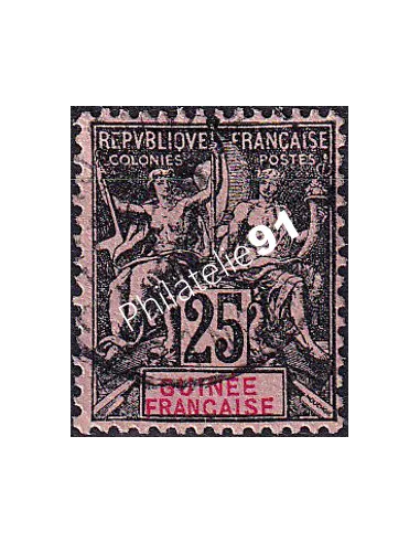 GUINEE, n° 8 oblitéré, collection timbres Colonies