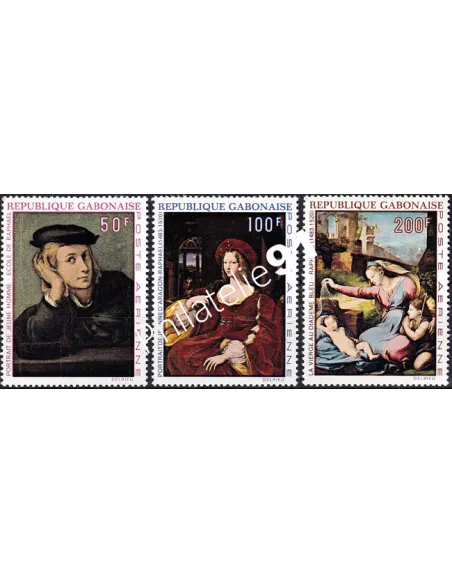 GABON, PA n° 104 à 106 neufs, timbres colonies françaises