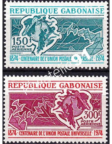 GABON, PA n° 150 à 151 neufs, timbres colonies françaises