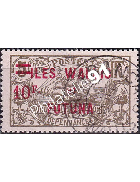Wallis et Futuna, n° 38 oblitéré, collection timbres Colonies