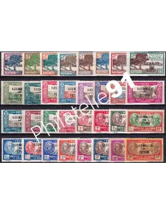 Wallis et Futuna, n° 43 à 65 neufs, collection timbres Colonies