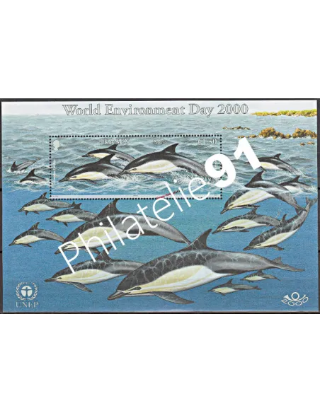 JERSEY - BF n° 31 - Dauphins - Faune marine (IV)