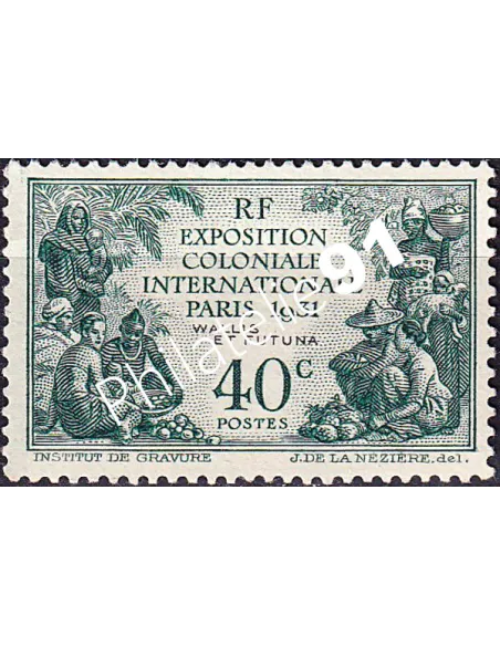 Wallis et Futuna, n° 66 charnière, collection timbres Colonies