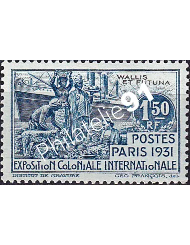 Wallis et Futuna, n° 69 charnière, collection timbres Colonies