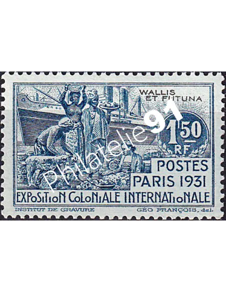 Wallis et Futuna, n° 69 charnière, collection timbres Colonies