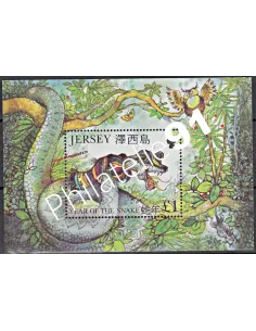 JERSEY - BF n°  34 ** - Année chinoise du Serpent