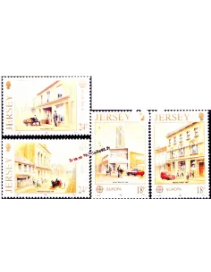 JERSEY - n°  502 à 505 ** - EUROPA 1990 - Établissements postaux