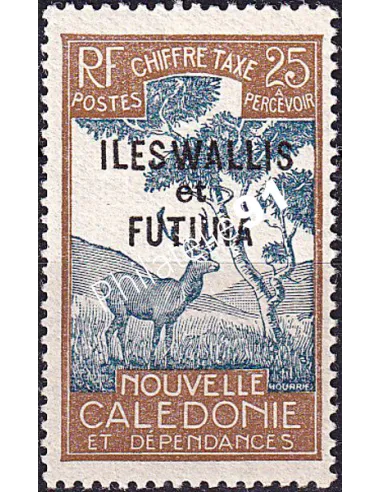 Wallis et Futuna, timbre-taxe n° 17 neuf, collection timbres Colonies