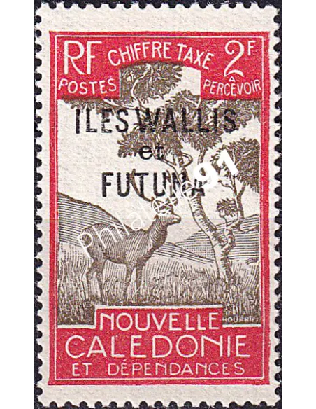 Wallis et Futuna, timbre-taxe n° 22 neuf, collection timbres Colonies