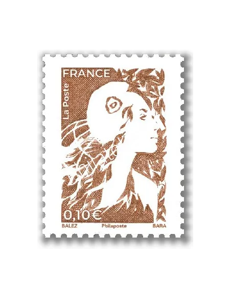 Timbre issu de la feuille Marianne de l'Avenir, timbres de France
