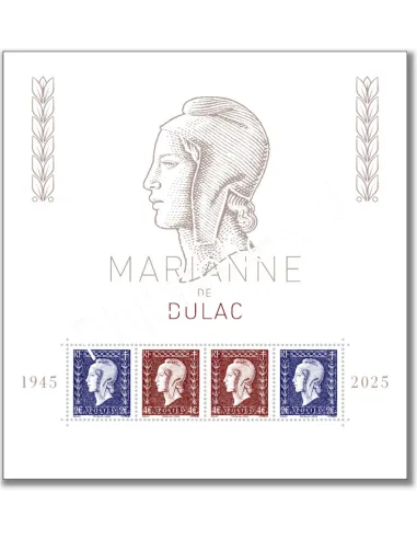 Bloc Marianne de Dulac, timbres de France