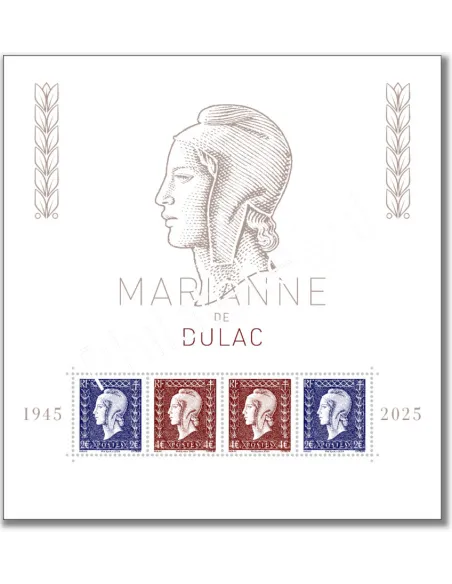 Bloc Marianne de Dulac, timbres de France