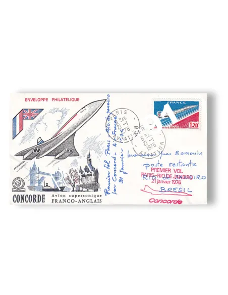 PA n° 49 oblitéré sur enveloppe 1er Jour, lettres France