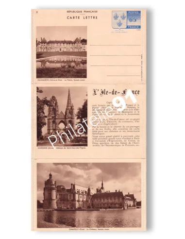 Entier Types Spéciaux n° TS15-CL1 neuf, entiers de France