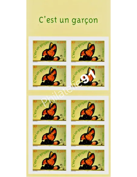 BC 3635 - (ADH. BC 41) Timbres de naissance "C'est un garçon" (2004)