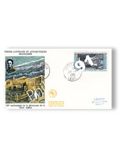 TAAF, PA n° 8 oblitéré sur enveloppe 1er Jour, lettres Dom-Tom