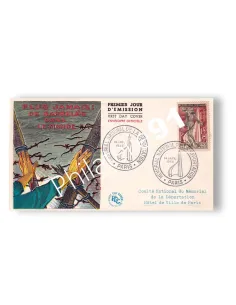 n° 1050 oblitéré sur enveloppe 1er Jour, lettres France