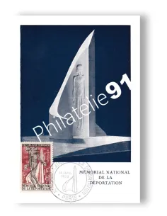 n° 1050 sur Carte Maximum, collection lettre France