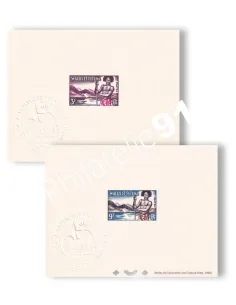 WALLIS, 2 épreuves de luxe neuves, n° 157 à 158, timbres Dom-Tom