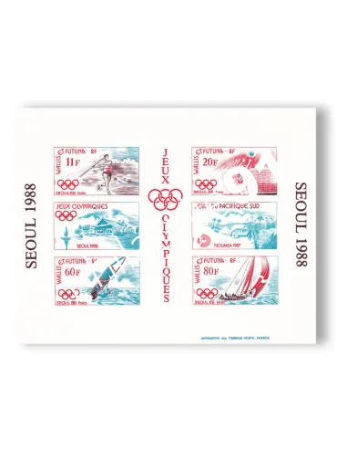 WALLIS, épreuve de luxe neuve, BF n° 3, timbres Dom-Tom