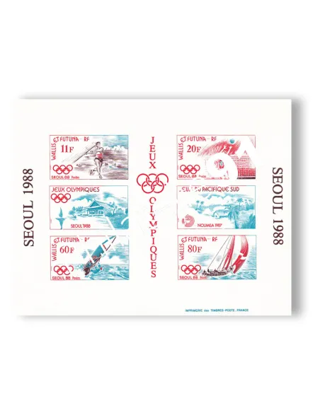 WALLIS, épreuve de luxe neuve, BF n° 3, timbres Dom-Tom