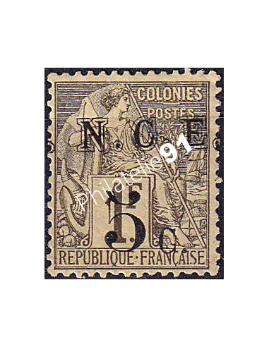 Nouvelle-Calédonie, n° 10 charnière, timbres des Colonies