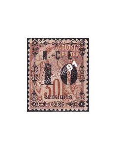 Nouvelle-Calédonie, n° 12 charnière, timbres des Colonies