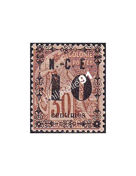 Nouvelle-Calédonie, n° 12 charnière, timbres des Colonies