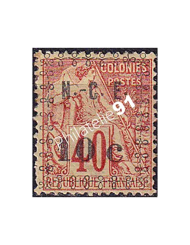 Nouvelle-Calédonie, n° 13 charnière, timbres des Colonies