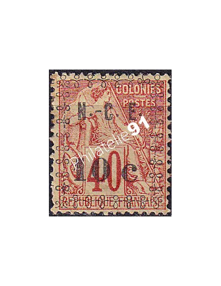 Nouvelle-Calédonie, n° 13 charnière, timbres des Colonies