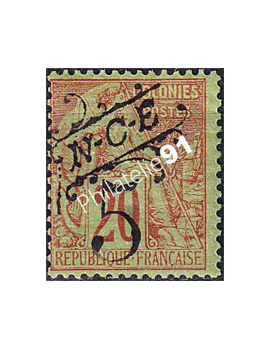 Nouvelle-Calédonie, n° 36 charnière, timbres des Colonies
