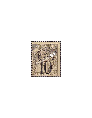 Nouvelle-Calédonie, n° 39 charnière, timbres des Colonies