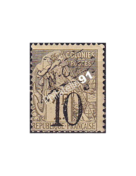Nouvelle-Calédonie, n° 39 charnière, timbres des Colonies