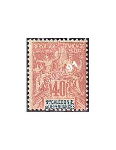 Nouvelle-Calédonie, n° 50 charnière, timbres des Colonies