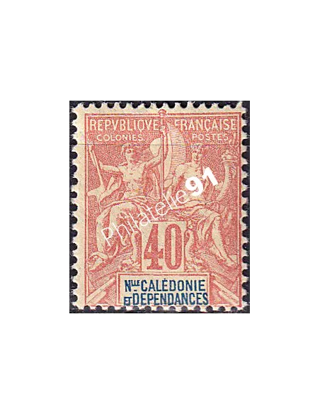Nouvelle-Calédonie, n° 50 charnière, timbres des Colonies