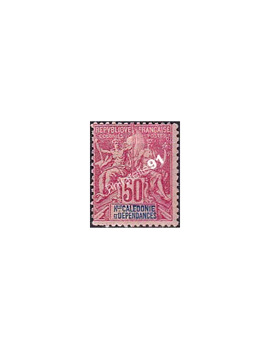 Nouvelle-Calédonie, n° 51 charnière, timbres des Colonies