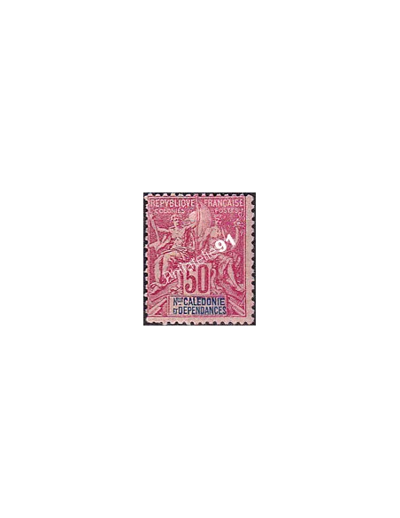 Nouvelle-Calédonie, n° 51 charnière, timbres des Colonies