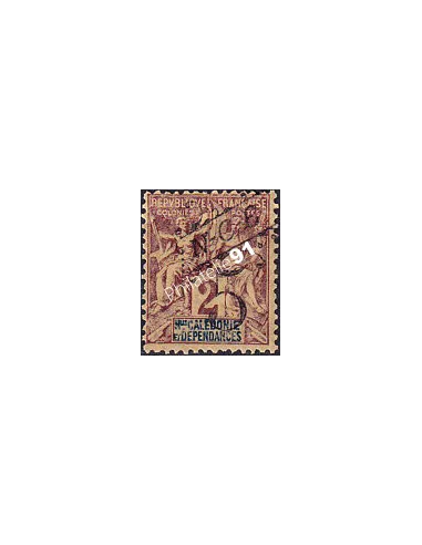 Nouvelle-Calédonie, n° 54 charnière, timbres des Colonies