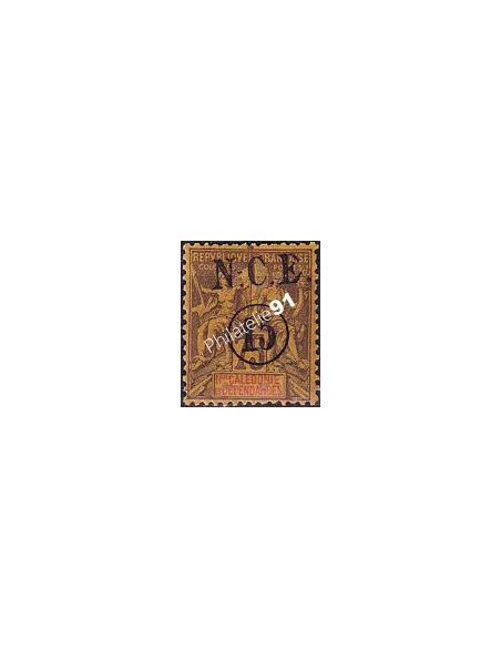 Nouvelle-Calédonie, n° 57 charnière, timbres des Colonies