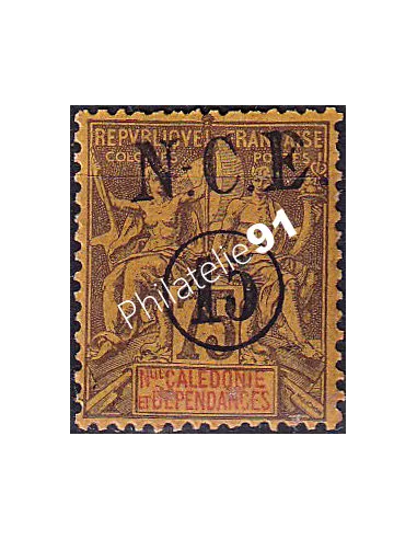 Nouvelle-Calédonie, n° 57 charnière, timbres des Colonies