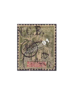 Nouvelle-Calédonie, n° 58 oblitéré, timbres des Colonies