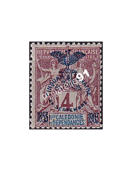 Nouvelle-Calédonie, n° 69 charnière, timbres des Colonies