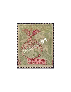 Nouvelle-Calédonie, n° 71b charnière, timbres des Colonies
