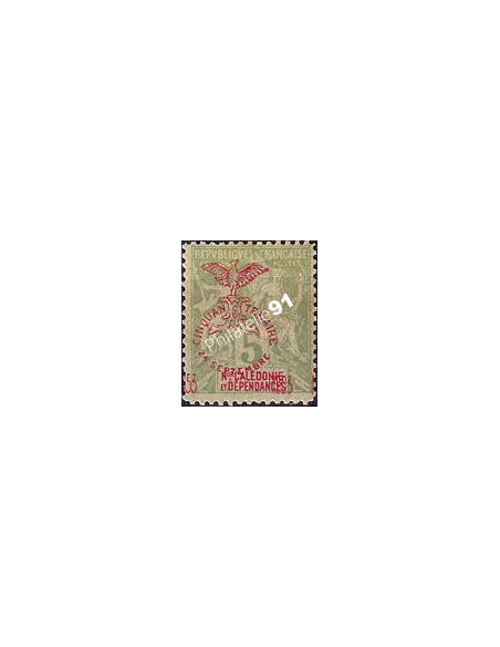 Nouvelle-Calédonie, n° 71b charnière, timbres des Colonies