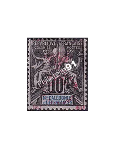 Nouvelle-Calédonie, n° 72 charnière, timbres des Colonies
