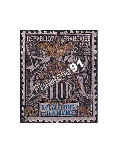 Nouvelle-Calédonie, n° 72A charnière, timbres des Colonies