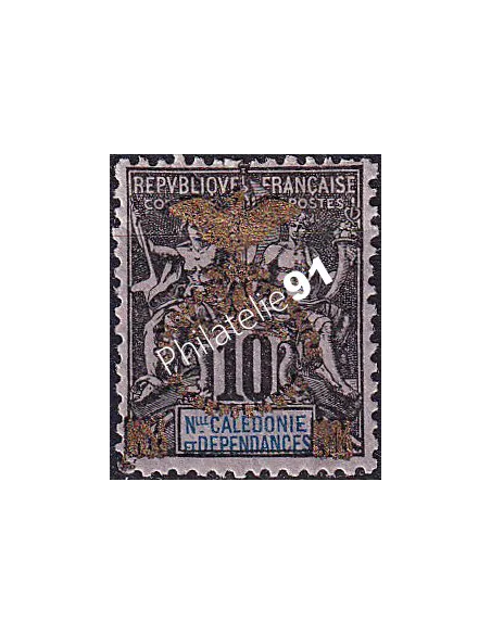 Nouvelle-Calédonie, n° 72A charnière, timbres des Colonies